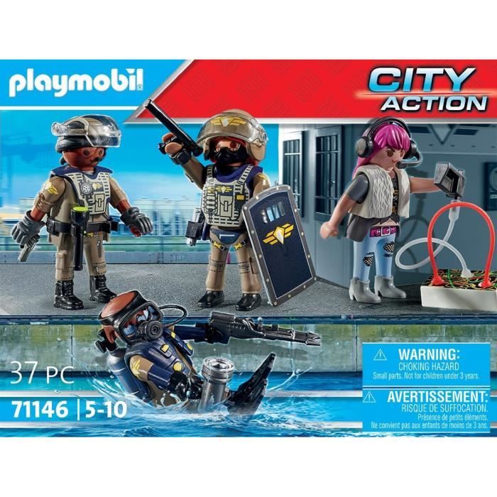Playmobil 71146 Special Forces Team with Bandit, Policemen