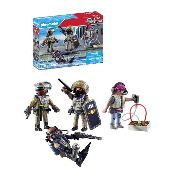 Playmobil 71146 Special Forces Team with Bandit, Policemen