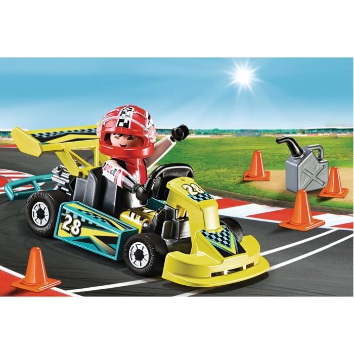 PLAYMOBIL 9322 - Action - Karting Pilot Case - New in 2019