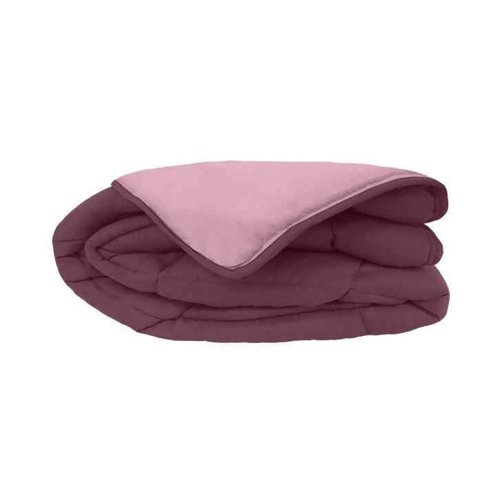 400g/m² microfiber duvet Calgary plum & parme 240x260cm