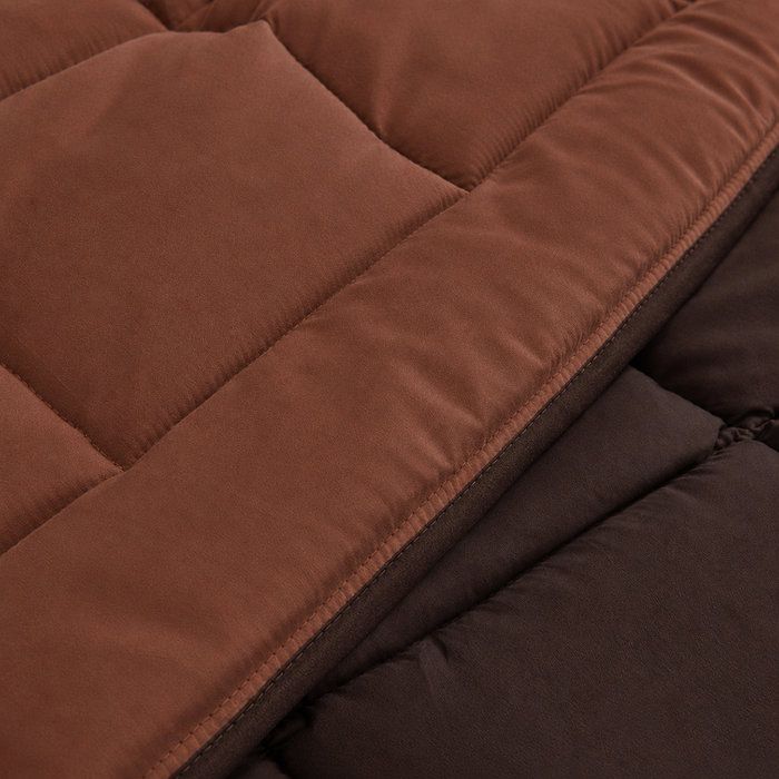 CALGARY Hot duvet microfiber 400g/m² Choco & MOKA 200x200cm