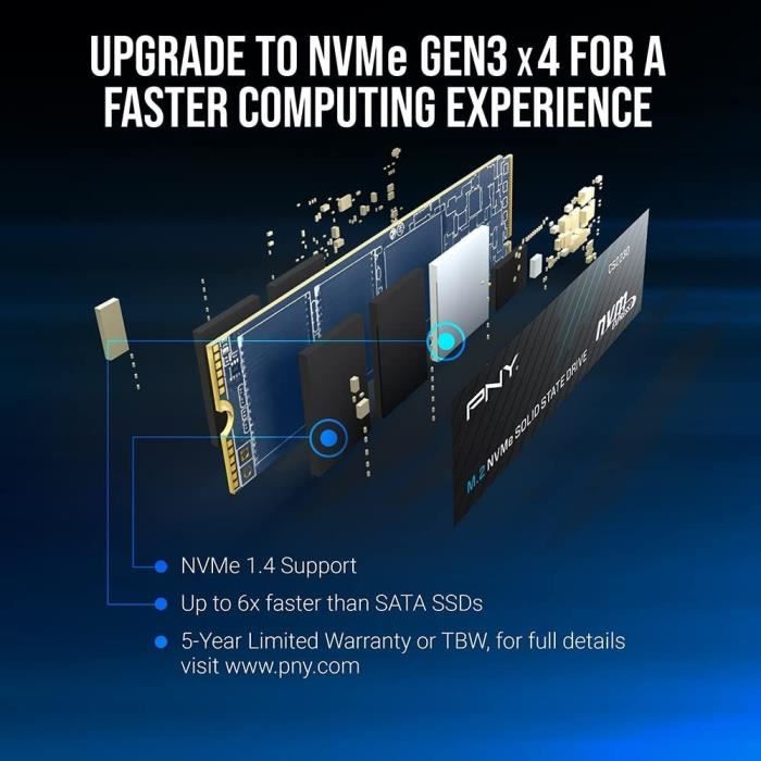 Internal hard drive SSD - M2 - NVME -500G - PCIE - CS2230