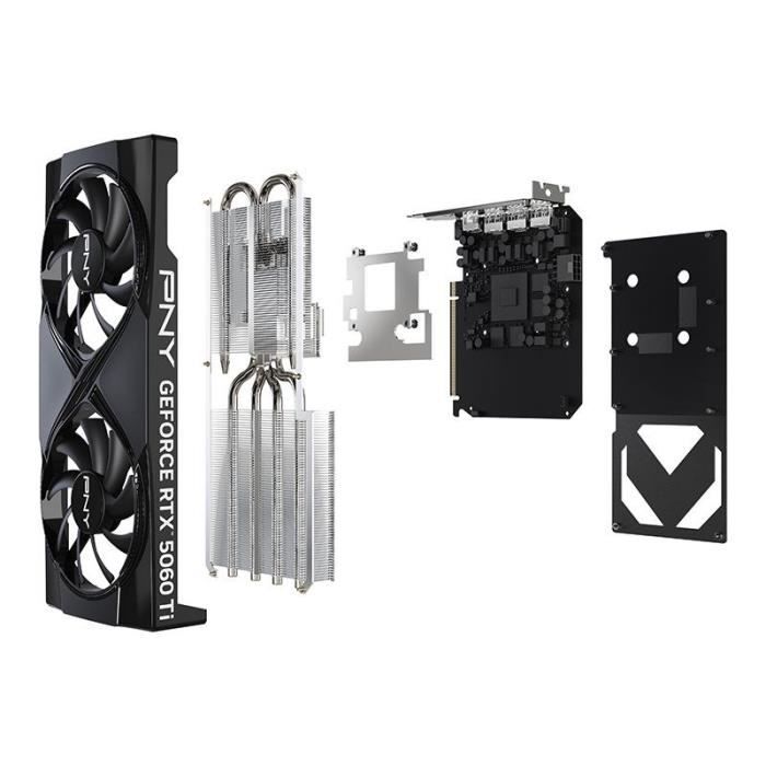 PNY - Graphics card - GeForce RTX 5060 Ti - 16GB - Overclocked Dual Fan DLSS 4