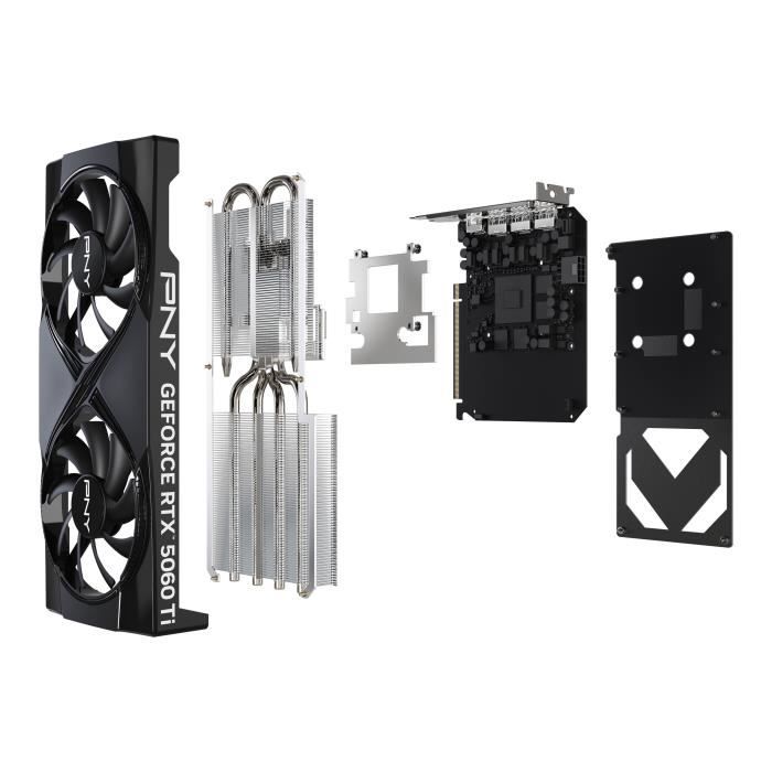 PNY - Graphics card - GeForce RTX 5060 Ti - 8GB - Overclocked Dual Fan DLSS 4