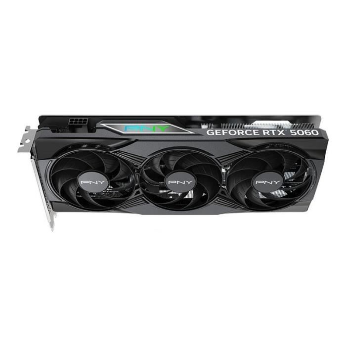 PNY - Graphics Card - GEFORCE RTX 5060 - 8GB - ARGB - Overclocked - Triple Fan - DLSS 4