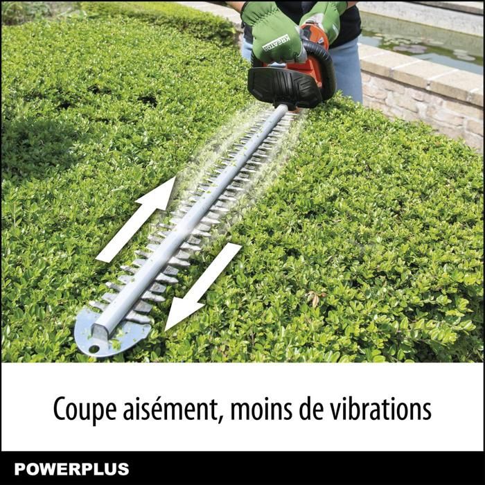 Dual Power Height Size Powdpg7536 - 40 V battery, without battery or charger, 670 mm blade, 22 mm deviation