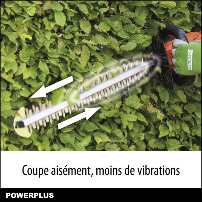 Dual Power Height Size Powdpg7531 - 20 V battery, without battery or charger, 580 mm blade, 18 mm deviation