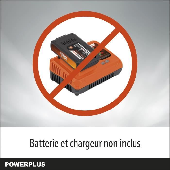 PowerPlus Dual Power Powdpg7576 - 40 V battery chainsaw, 350 mm guide, without battery or charger