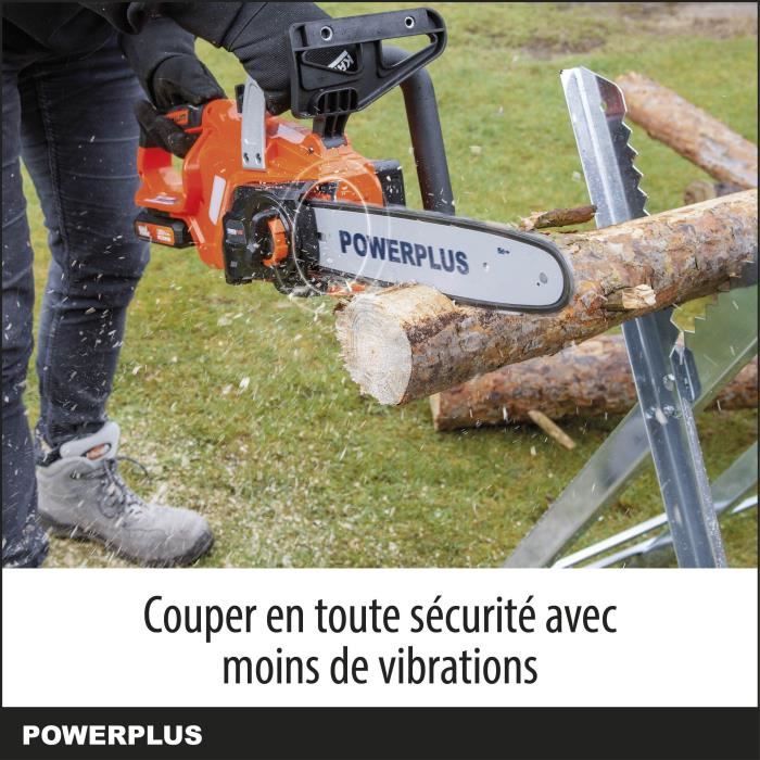 PowerPlus Dual Power Powdpg7570 - 20 V battery chainsaw, 300 mm guide, without battery or charger