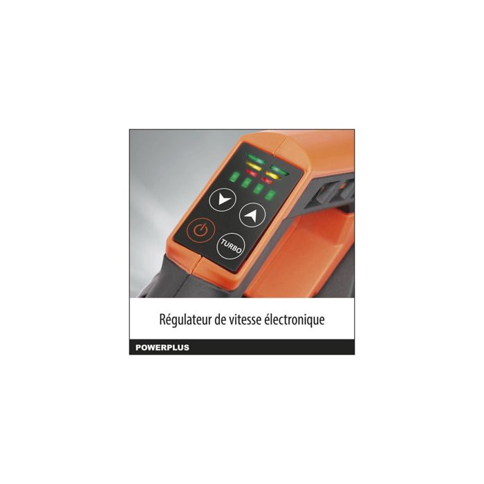 Dual Power Power Bases with Powdpg7521 - 20 V battery sheets, sheet collector, 145 km/h, without battery or charger
