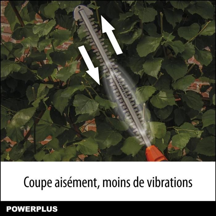 Dual Power Height Size Powdpg75380 - 40 V battery, without battery or charger, 600 mm blade, 20 mm deviation