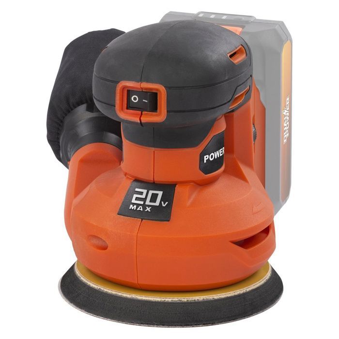 Wireless eccentric sander 20V Ø125 + 1x abrasive G80 - Dual Power Powdp50400 - Delivered without battery or charger