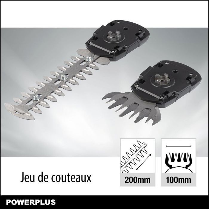 PowerPlus Powxg2033 Powxg 20133 Battery Cisation - Hard size on battery of 7.2 V, battery and charger included