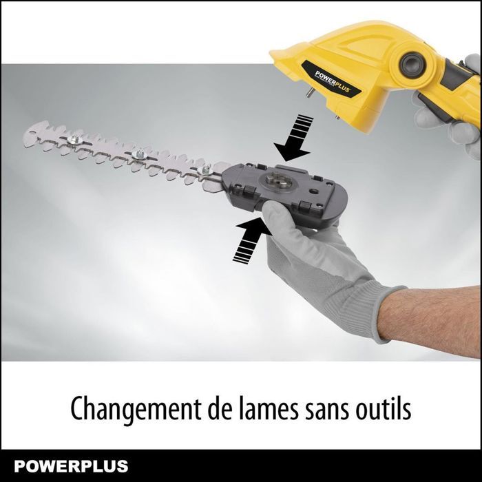PowerPlus Powxg2033 Powxg 20133 Battery Cisation - Hard size on battery of 7.2 V, battery and charger included