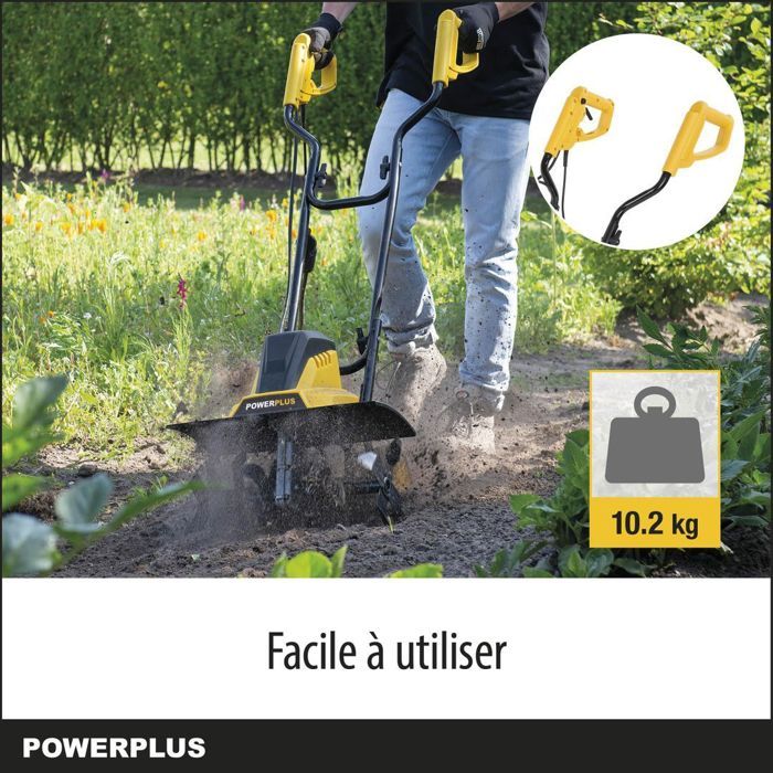 MOTOR TILLER 1500W POWXG72010