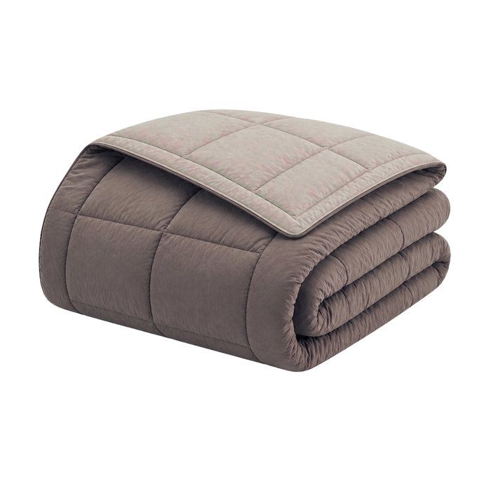 HUDSON Microfiber Light Duvet 200g / m² 140x200cm Taupe & Linen