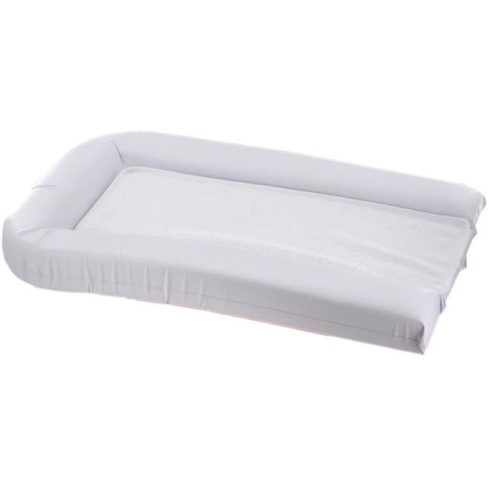 PVC mattress + 2 removable sponges 42x70cm - White