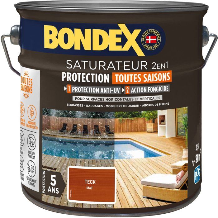 BONDEX - Saturator - Teak - Matt - 2.5L