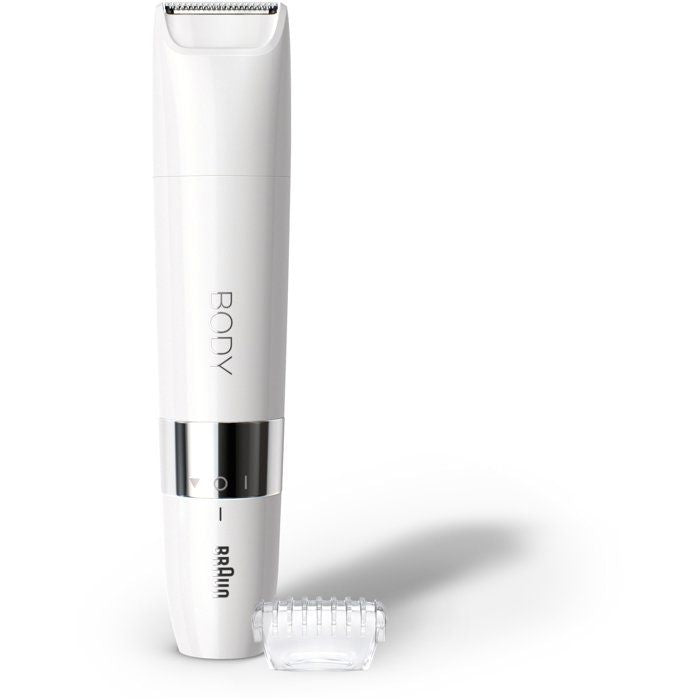 Braun Body Mini BS1000 Electric Body Trimmer for Men and Women - Wet & Dry - Multi-purpose - White
