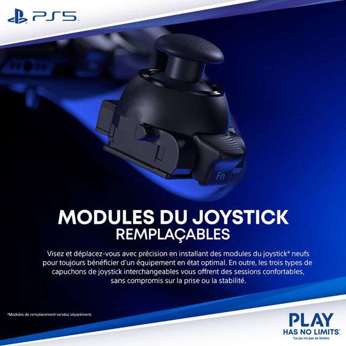 DualSense Edge Wireless Controller - Midnight Black I PS5 and PC