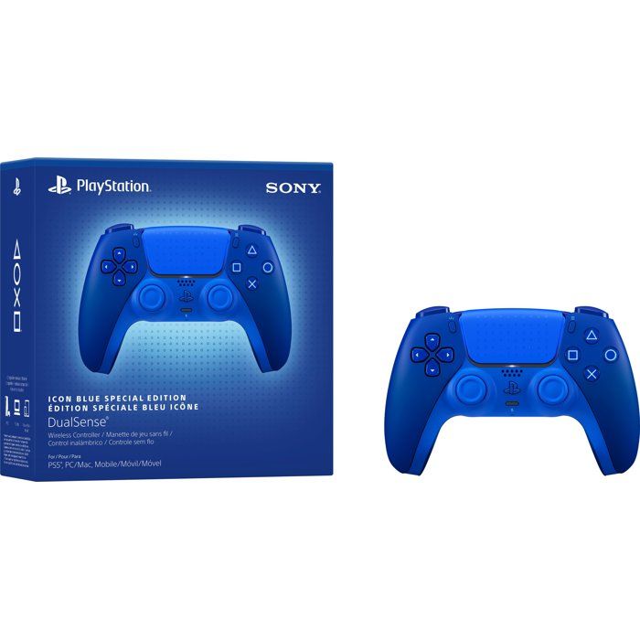 DualSense Wireless Controller - Icon Blue Limited Edition for PS5 and PC