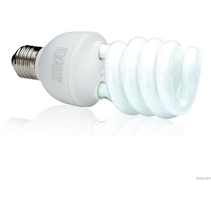 UVB compact fluorescent bulb for terrarium - EXO TERRA - Reptile UVB 100 - Tropical and subtropical climate 26W