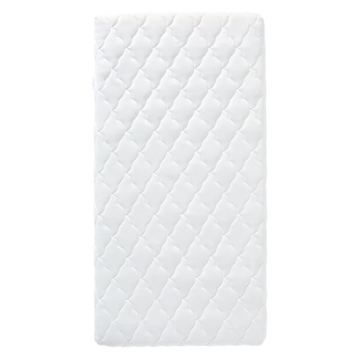 Bamboo Baby Mattress - 70x140x10 cm - Soft Viscose - Removable Cover - Without Chemical Treatment