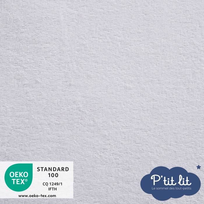 Set of 2 Bamboo Baby Mattress Protectors - 60x120 cm - Waterproof Mattress Cover - Soft Viscose - No Chemical Treatment