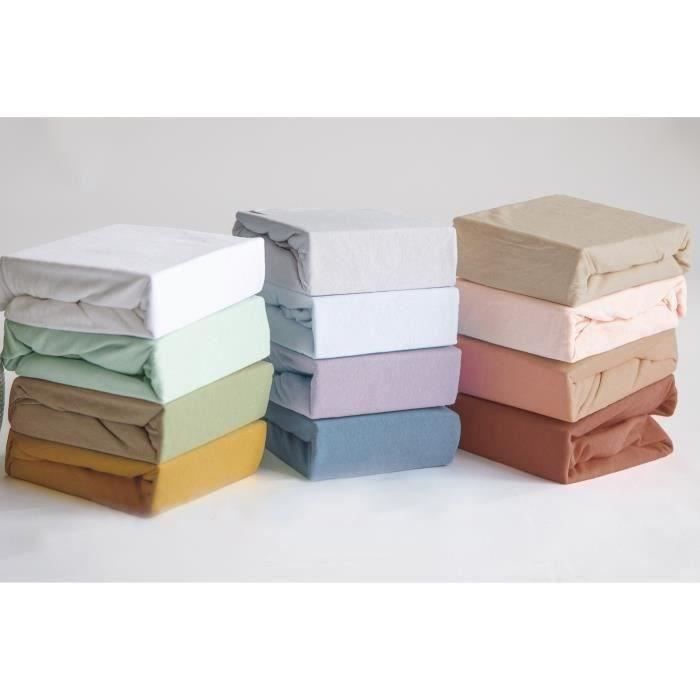 Fitted sheet - P'TIT DODO - 70 x 140 cm - Jersey - Tomette