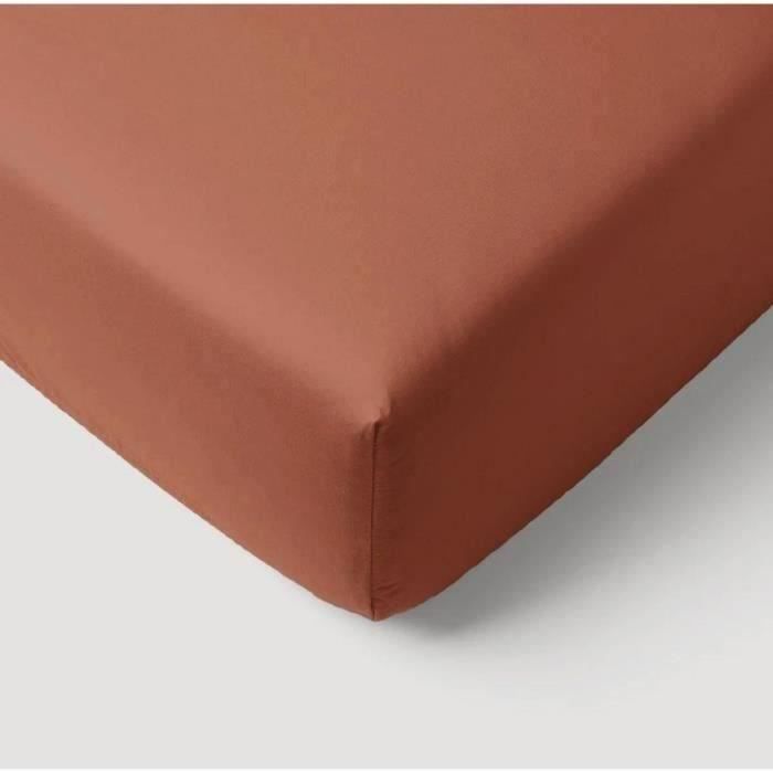 Fitted sheet - P'TIT DODO - 70 x 140 cm - Jersey - Tomette