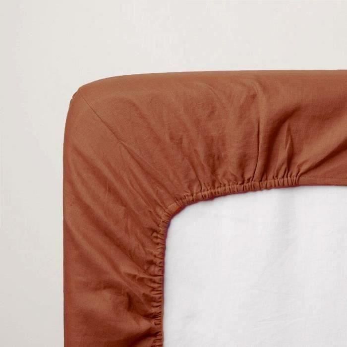 Fitted sheet - P'TIT DODO - 70 x 140 cm - Jersey - Tomette