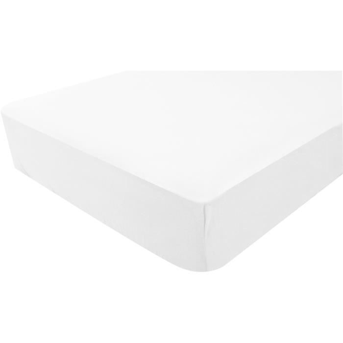 Waterproof fitted sheet for co-sleeping bed - P'TIT DODO - 50 x 85 cm - White