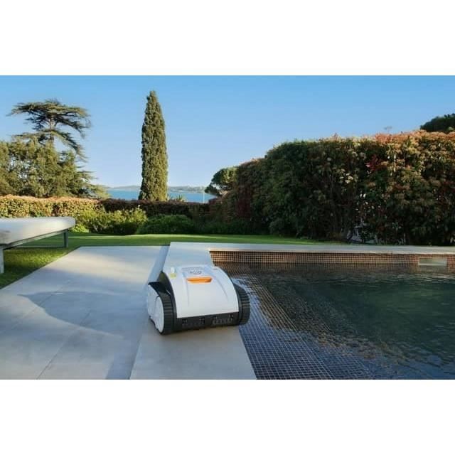 BESTWAY Aquaglide autonomous swimming pool robot vacuum cleaner for flat bottom swimming pools 3.5 x 5 m, rechargeable battery