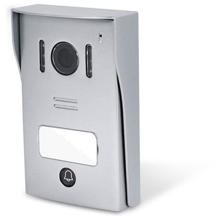 Wired video intercom, white color - VisioKit 7 - SCS SENTINEL