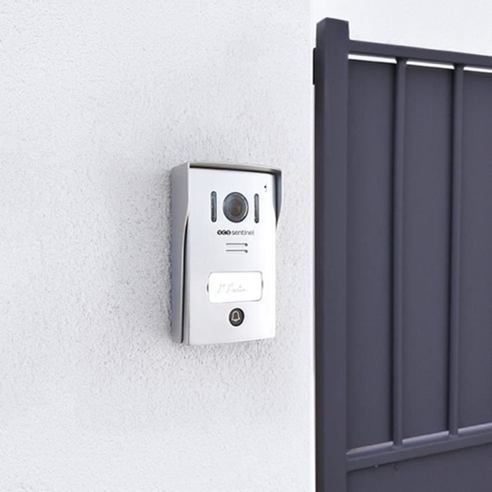 Wired video intercom, white color - VisioKit 7 - SCS SENTINEL