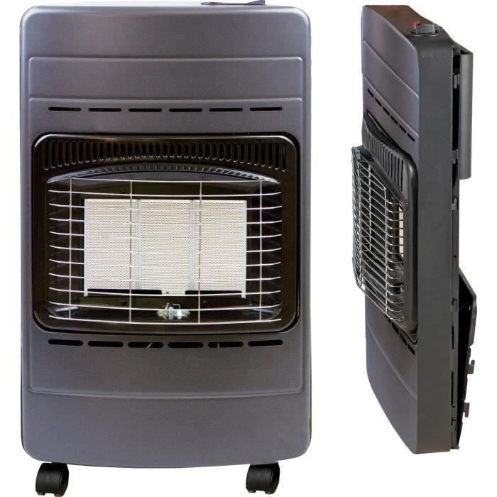 TECTRO TGH140RV Gas stove 4200 watts - rooms up to 50 m² - 3 power levels - ODS safety - Infrared technology