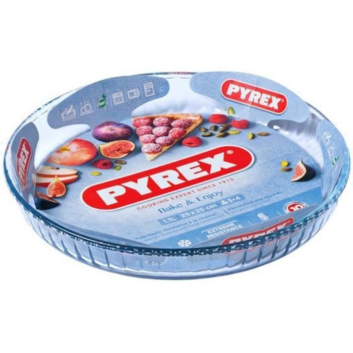 PYREX Classic Glassware pie plate 27 cm transparent