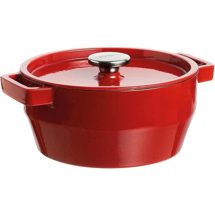 PYREX Slow Cook Round Casserole 6.3 L red