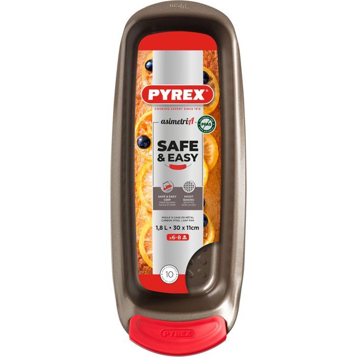 Cake mold - PYREX - 1452011 - Carbon steel - Non-stick - 30 x 11 cm