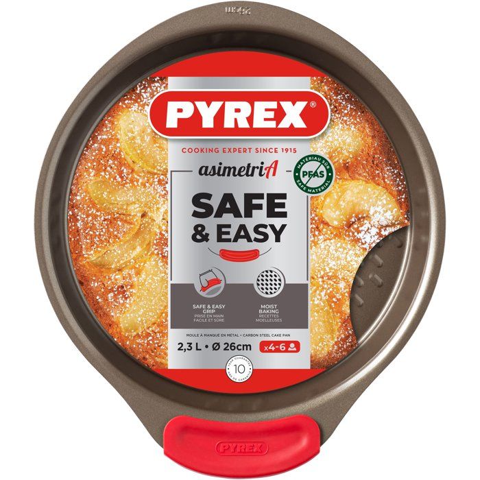 Springform pan - PYREX - 1452004 - Carbon steel - Non-stick - 26 cm