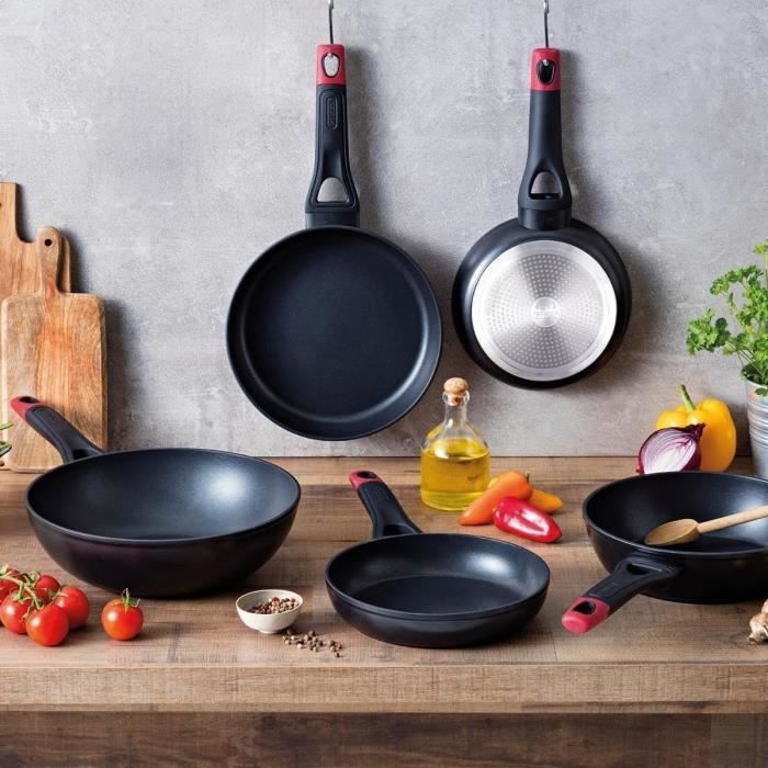 Wok - PYREX - 1455021 - Forged aluminum - Non-stick - 28 cm - PFAS-free