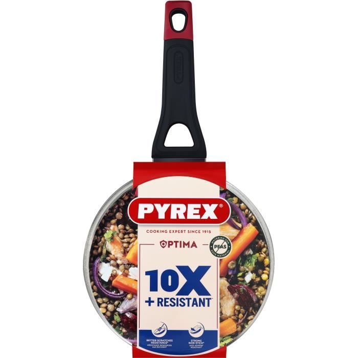 Casserole + lid - PYREX - 1455032 - Non-stick - 20 cm - PFAS-free