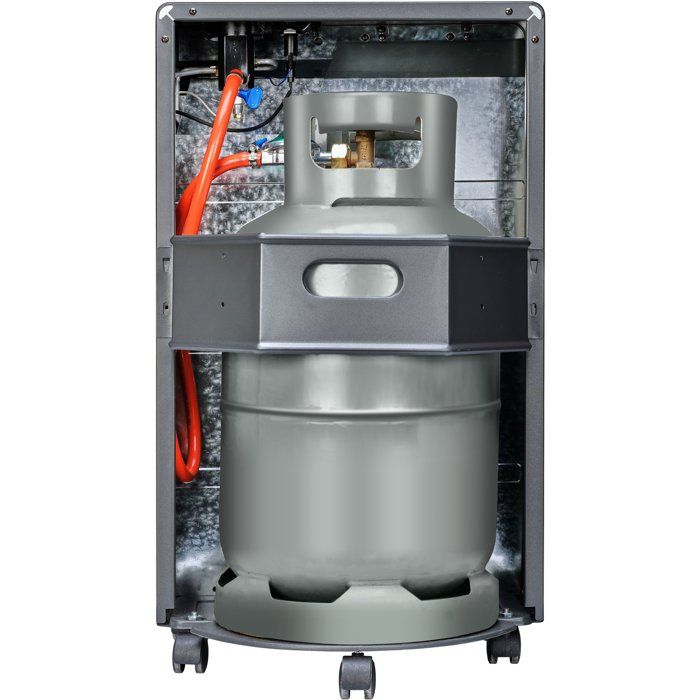 Gas Heater - Qlima - GH 825 C - 1,300 W to 2,500 W - Catalytic gas - Piezo ignition - Up to 80 m³