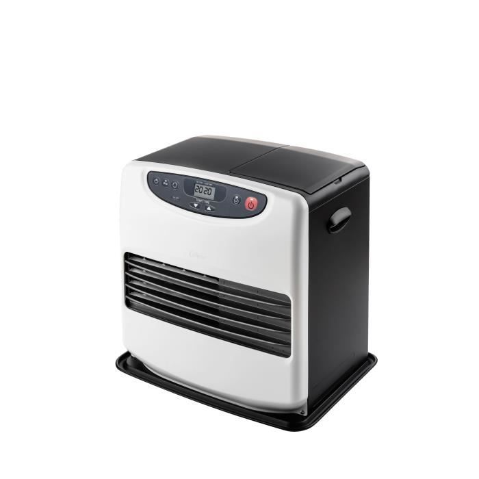 Electronic Kerosene Heater - QLIMA - SRE 9046C2 - Up to 54 m² - 9L Tank - Quiet - Black and White