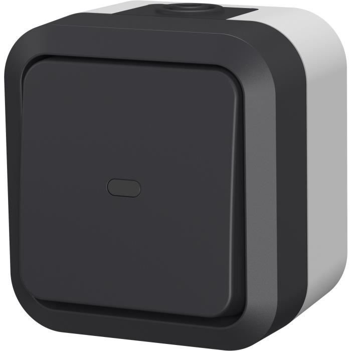 Two-way switch - QUARX - Aqua Pro - Outdoor, indicator light, IP55, 250V