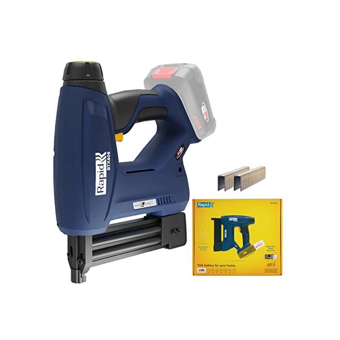 RAPID BTX606 BATTERY-POWERED STAPLER NAILER - Sold without battery