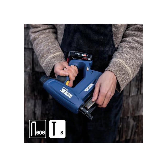 RAPID BTX606 BATTERY-POWERED STAPLER NAILER - Sold without battery