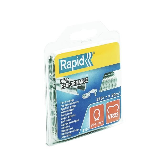 VR22 Rapid Agraf Wire Mesh Clip - Galvanized - 215 staples