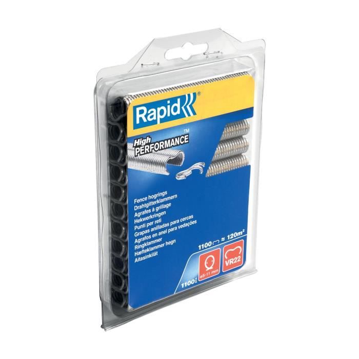 VR22 Rapid Agraf Wire Mesh Clip - Galvanized - 1100 staples