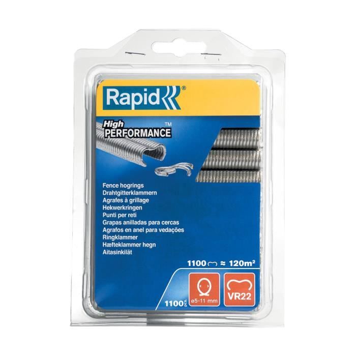 VR22 Rapid Agraf Wire Mesh Clip - Galvanized - 1100 staples